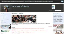 Desktop Screenshot of istruzioneinfanzia.ra.it